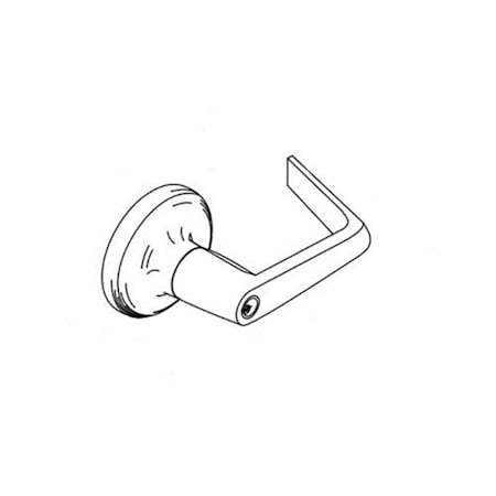 Gan Eden Commercial Single Dummy Augusta Lever Grade 1 Cylindrical Lock, Satin Chrome GA2155599